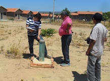   												Equipe verifica poo em Colnia do Gurguia						 (Foto:Ascom Seplan)					