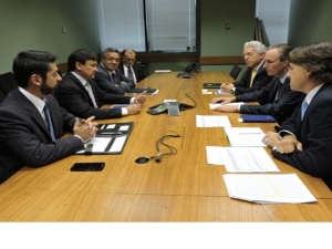 Reunio com o Banco Mundial						 (Foto:CCom)