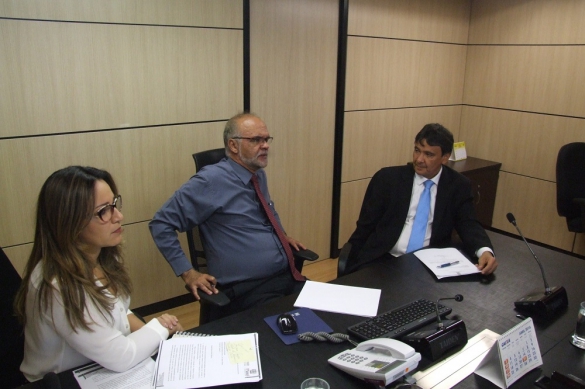   												Audincia com o secretrio executivo do Ministrio da Educao, Luiz Cludio Costa.						 (Foto:Ascom Seduc)					